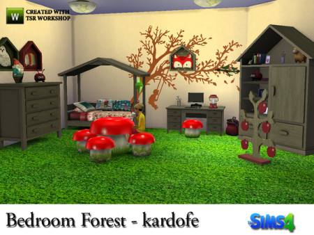 Bedroom Forest by kardofe at TSR