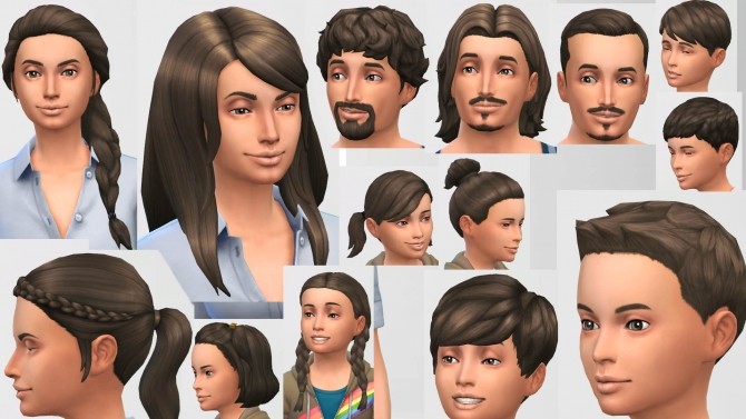 Sims 4 Hazel Hair Colour Non Default by Jeeep200 at Mod The Sims