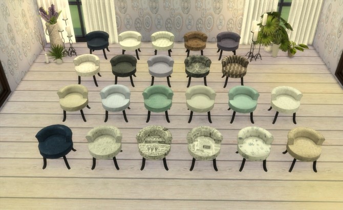 Sims 4 Furniture Recolors Set 2 by Ilona at My little The Sims 3 World