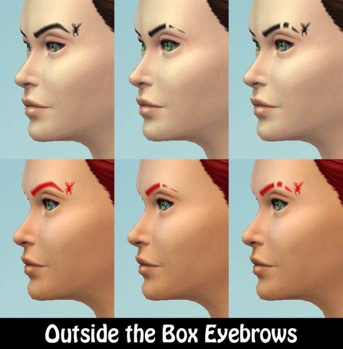 Sims 4 3 Eyebrows by Simmiller at Mod The Sims