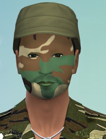 Woodland Military Facepaint by VikingStormtrooper at Mod The Sims