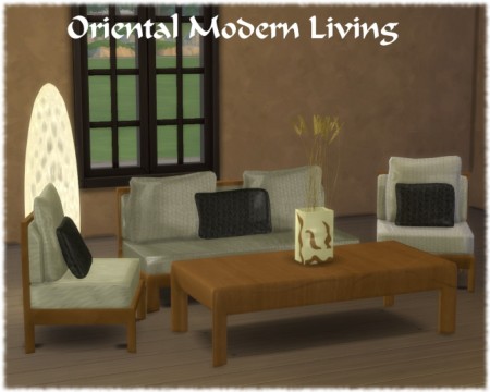 Oriental Modern Living by Semiramide at The Sims Lover