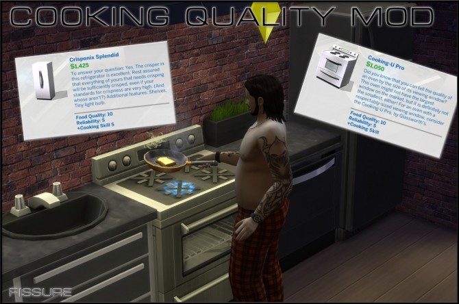 Sims 4 Cooking Quality Mod by Fissure at Mod The Sims