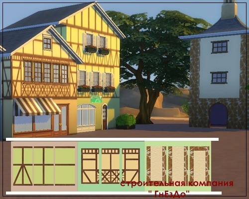 Sims 4 Streets quarter wallpaper at Sims by Mulena
