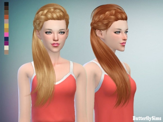 Sims 4 B fly hair AF JO162 (Pay) at Butterfly Sims
