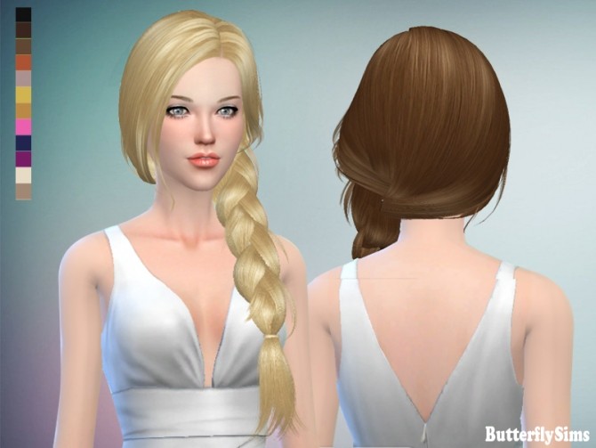 Sims 4 B fly hair af 160 JO No hat (Pay) at Butterfly Sims