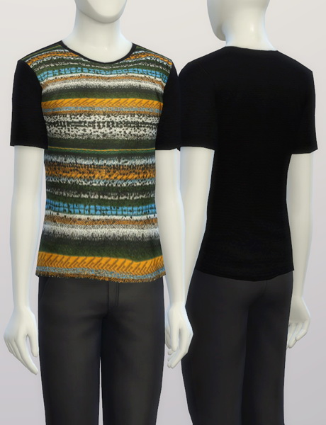 Sims 4 Printed tees for males at Rusty Nail