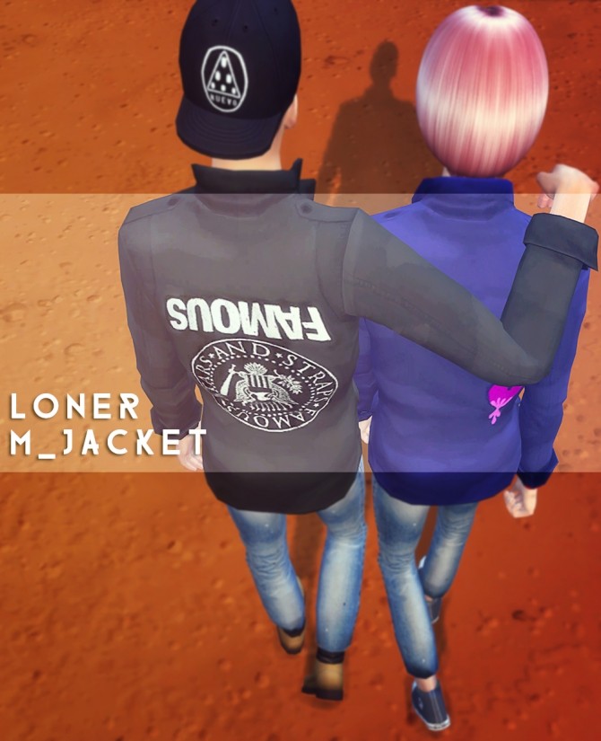 Sims 4 Loner Male Jacket at Loner