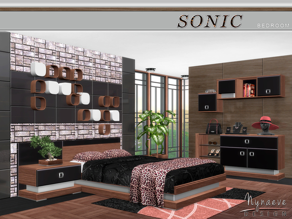 Sims 4 Sonic Bedroom by NynaeveDesign at TSR