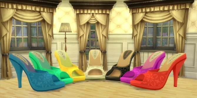 Sims 4 High Heel Chair by Semiramide at The Sims Lover