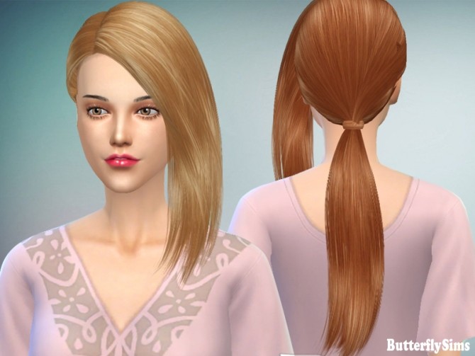 Sims 4 AF hair 156 Nohat at Butterfly Sims