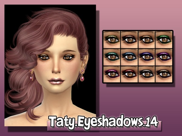 Sims 4 Eyeshadows 14 by tatygagg at TSR