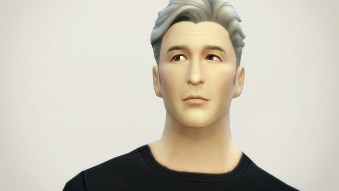Sims 4 Short slicked back hair edit at Rusty Nail