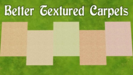Better Textured Carpets by nathanbull10 at Mod The Sims