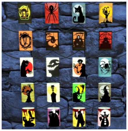 Simblreen Spooky Paper Lanterns at SimDoughnut