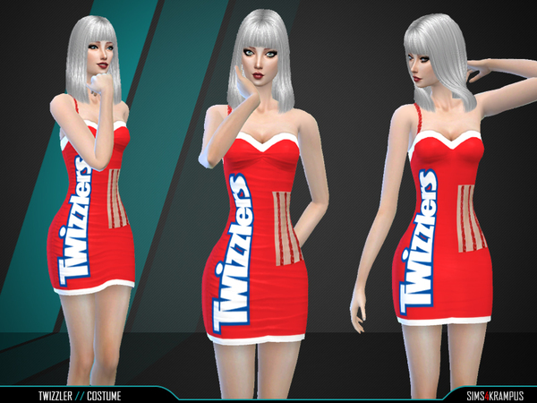 Sims 4 Twizzler Costume by SIms4Krampus at TSR