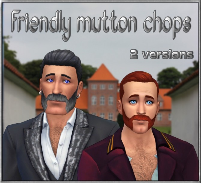 Sims 4 Friendly mutton chops by Erling1974 at Mod The Sims