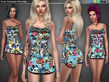 Star Crossed Romper by Cre8Sims at TSR