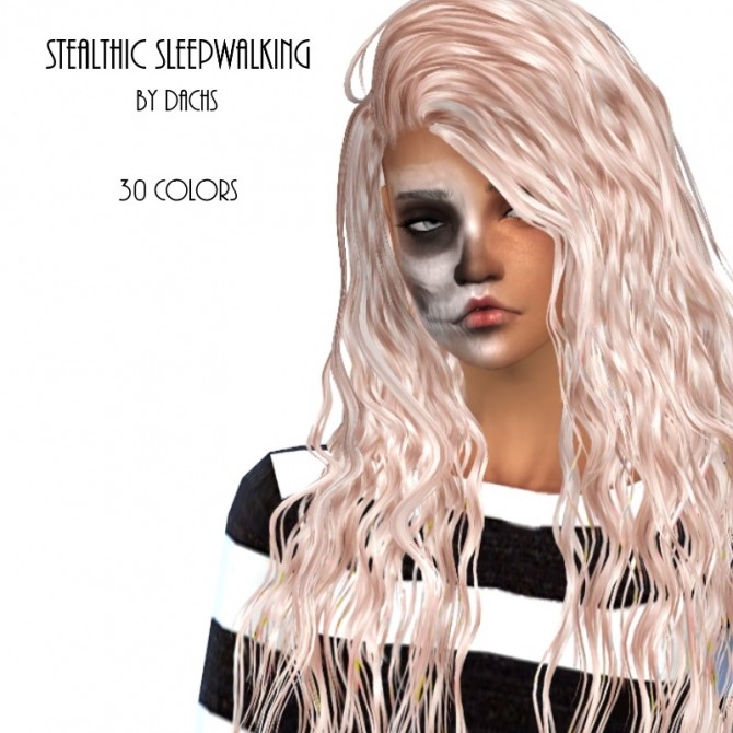 Sims 4 Stealthic Nightwalker xtra Curly (fixed version) at Dachs Sims