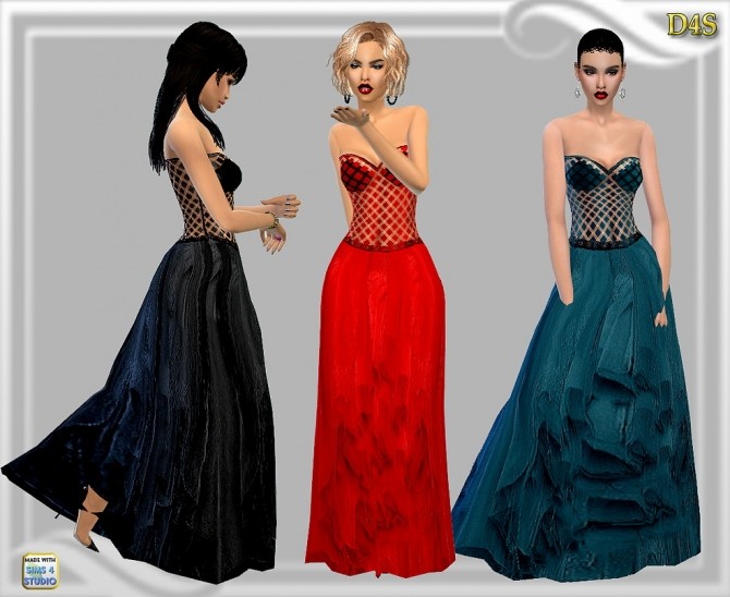 Sims 4 Dreaming of you dresses at Dreaming 4 Sims