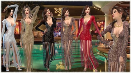 Flapper Style Dress at Mythical Sims