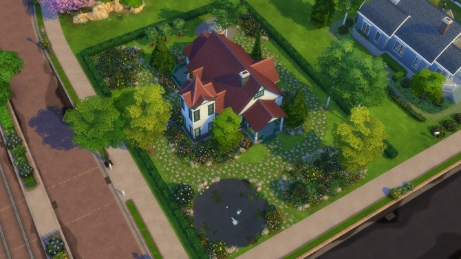 Sims 4 Blossomwood Road house at DeSims4