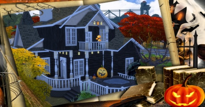 Sims 4 Halloween Happy House at Dachs Sims