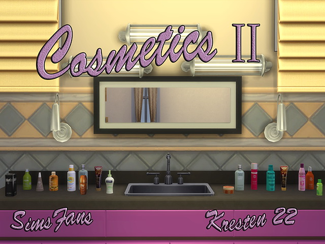 Sims 4 Cosmetics II clutter by Kresten 22 at Sims Fans