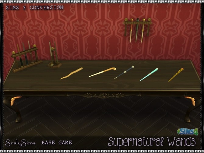 Sims 4 Supernatural Wands at SrslySims