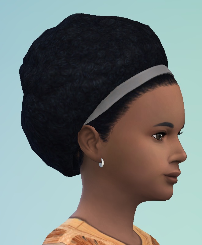 Sims 4 Girly Afro hair at Birksches Sims Blog