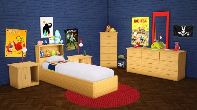Sims 4 ThisIsSimtastic bedroom at Saudade Sims