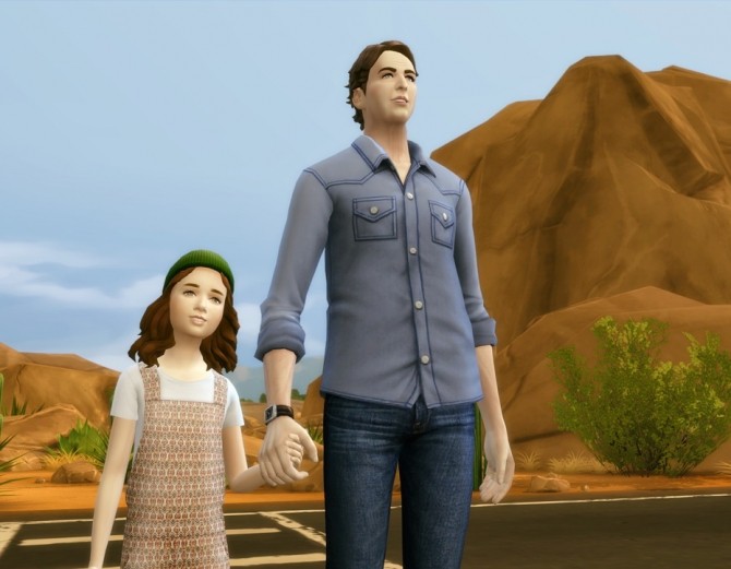 Sims 4 Family poses at Rusty Nail