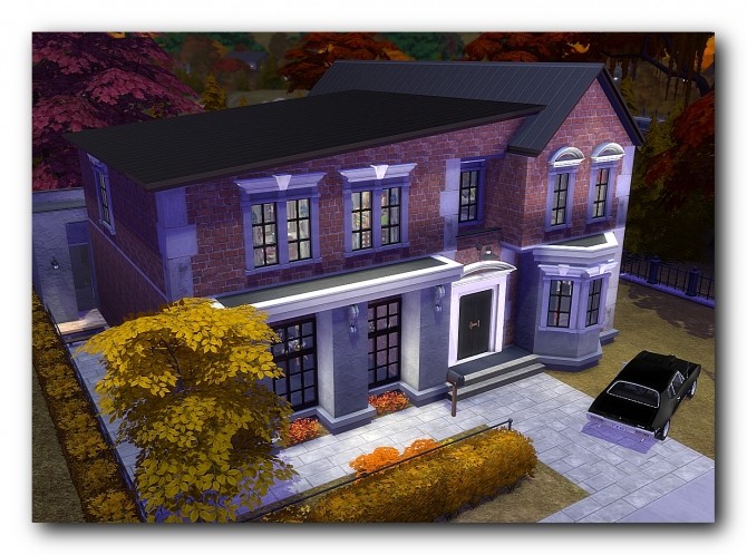 Sims 4 Esfalt Ebodz house at Architectural tricks from Dalila