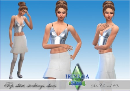 Top, skirt and shoes set at Irink@a