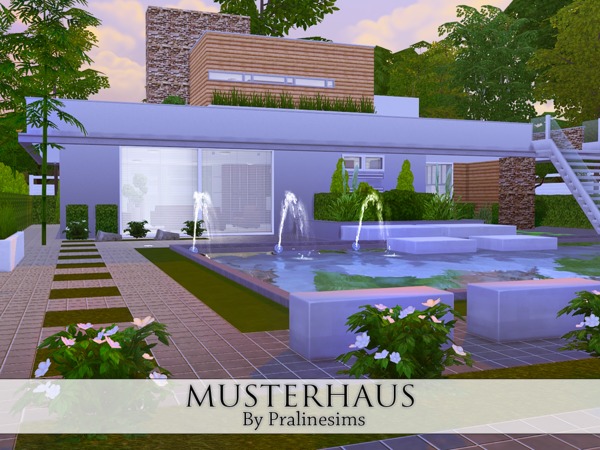 Sims 4 Musterhaus by Pralinesims at TSR
