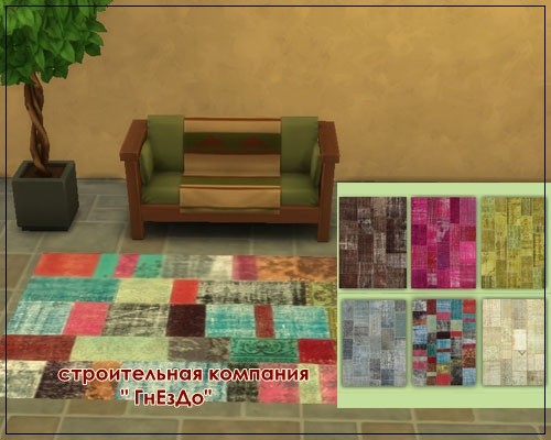 Sims 4 Kilim rugs at Sims by Mulena