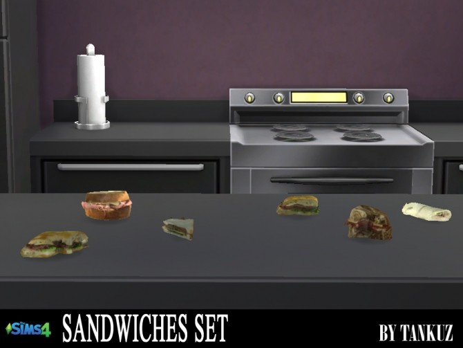 Sims 4 Sandwiches set at Tankuz Sims4
