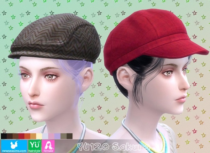 Sims 4 YU120 Sakura hair (PAY) at Newsea Sims 4
