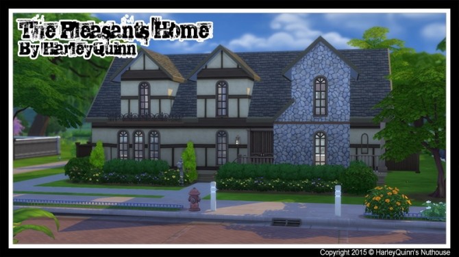 Sims 4 The Pleasants Home and Family at Harley Quinn’s Nuthouse