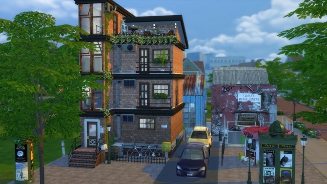 Sims 4 Students Apartment at Dinha Gamer