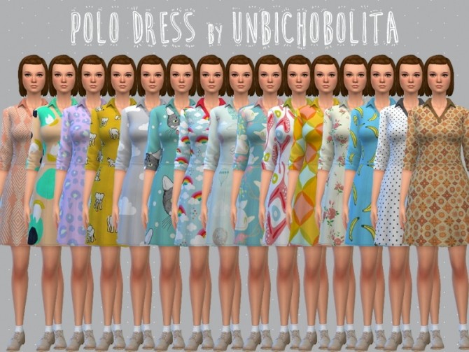 Sims 4 Polo dress at Un bichobolita