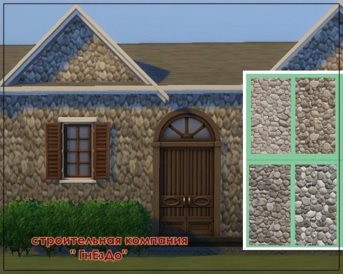 Sims 4 Rock wallls at Sims by Mulena
