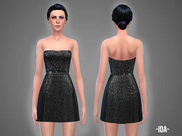 Sims 4 Ida dress by April at TSR