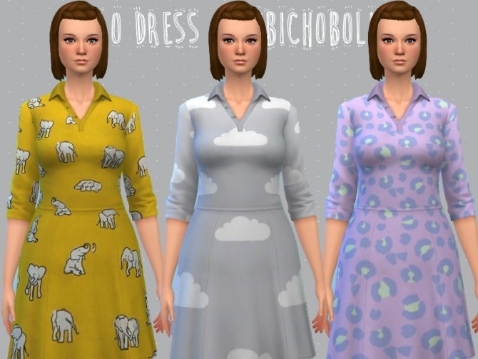 Sims 4 Polo dress at Un bichobolita