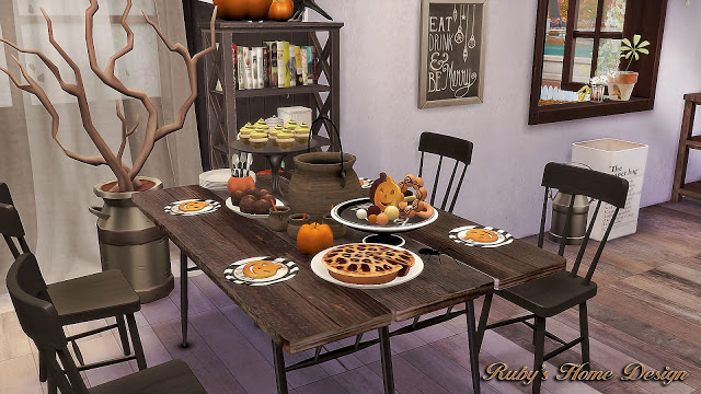 Sims 4 Autumn Cottage at Ruby’s Home Design