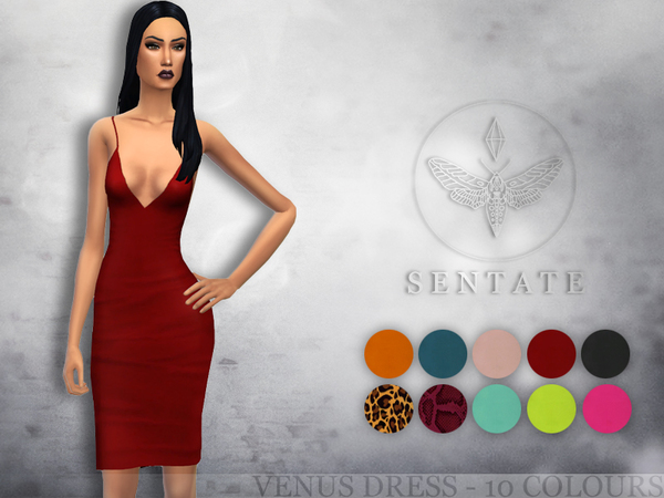 Sims 4 Venus Dress by Sentate at TSR