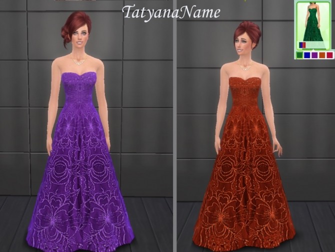 Sims 4 Jovani dress at Tatyana Name