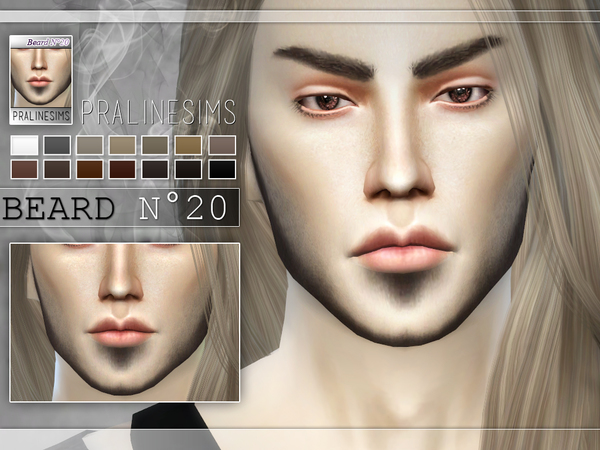 Sims 4 10 Beards Megapack 2.0 by Pralinesims at TSR