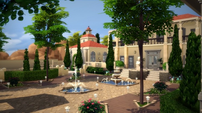 Sims 4 Villa Masdar at Fezet’s Corporation