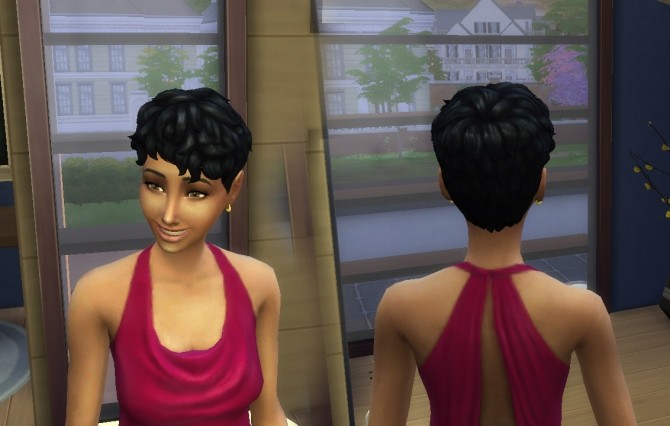 Sims 4 Curls Front Conversion at My Stuff